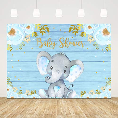 Ticuenicoa 7x5ft Rustic Baby Shower Backdrop Floral Birthday Photography Background Blue Wood Elephant Baby Shower Decors Its a Boy Banner Cake Table Supplies Birthday Party Photo Booth Props Ticuenicoa 7x5ft Rustic Baby Shower Backdrop Floral Birthday Photography Background Blue Wood Elephant Baby Shower Decors Its a Boy Banner Cake Table Supplies Birthday Party Photo Booth Props