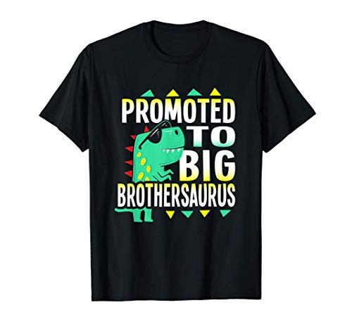 Promoted To Big Brother Boys Dinosaur Pregnancy Announcement T-Shirt Promoted To Big Brother Boys Dinosaur Pregnancy Announcement T-Shirt