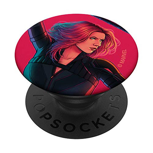 Marvel Black Widow Movie Natasha Romanoff Fight PopSockets PopGrip- Swappable Grip for Phones  and  Tablets