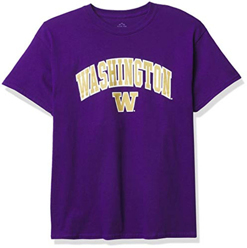 Elite Fan Shop NCAA Washington Huskies Mens T Shirt Team Color Arch Washington Huskies Purple Small Elite Fan Shop NCAA Washington Huskies Mens T Shirt Team Color Arch Washington Huskies Purple Small