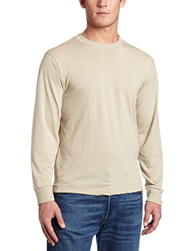 Soffe Dri Release Long Sleeve Tee Sand Small