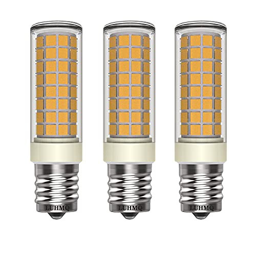 LUHMQ E17 LED Bulbs 3 Pack for Under Microwave Light BulbsOver Stove LightsRange Hood7W -70W Halogen Bulb Equivalent- 700 Lumen AC120V E17 Bulb Home Lighting-Warm White 3000K-
