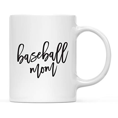 Andaz Press 11oz. Coffee Mug Gift Mom Mother's Day Baseball Mom 1-Pack Birthday Christmas Valentine's Day Present Ideas