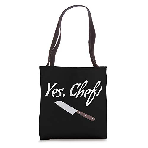Yes Chef Funny Culinary Kitchen Cook Tote Bag