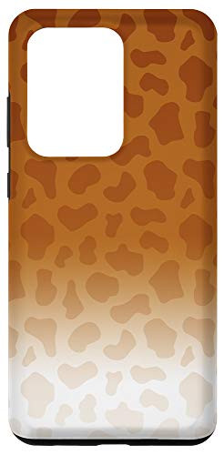 Galaxy S20 Ultra Ombre Orange Yellow Red Giraffe Print Animal AEW080 Case