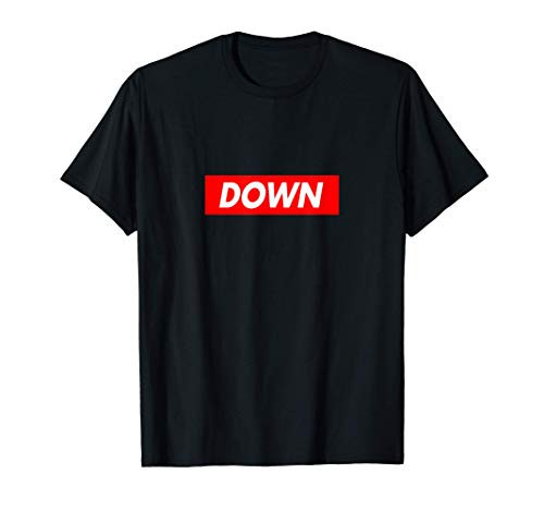 Down Name Red Box Logo Family Funny T-Shirt