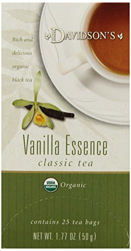 Davidson's Tea Vanilla Essence, 25-Count Tea Bags (Pack of 6)
