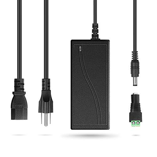 Aclorol 5V 8A 40W Power Supply AC-DC Power Adapter AC 100~240V to DC 5volt 8amps Converter Transformer 5.5X2.5mm Plug for CCTV Camera WS2811 WS2812B LED Strip Light Pixels