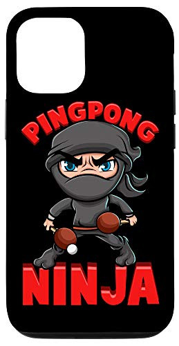 iPhone 12-12 Pro Awesome Ping Pong Ninja Table Tennis Pingpong Player Case