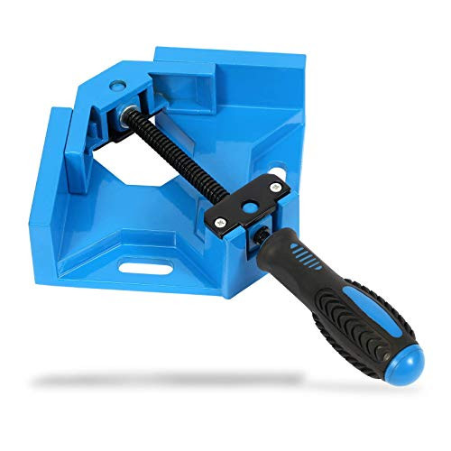 XINQIAO Angle Clamp 90 Degree Right Angle Clamp Single Handle Corner Clamp with Aluminum Alloy Adjustable for Woodworking