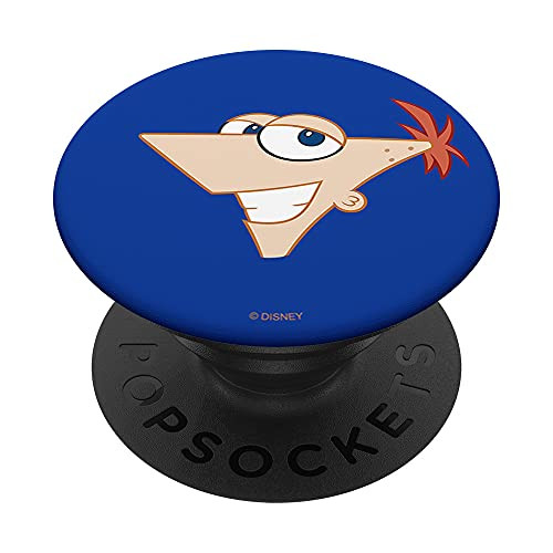 Disney Phineas and Ferb Large Phineas Big Face PopSockets PopGrip- Swappable Grip for Phones  and  Tablets