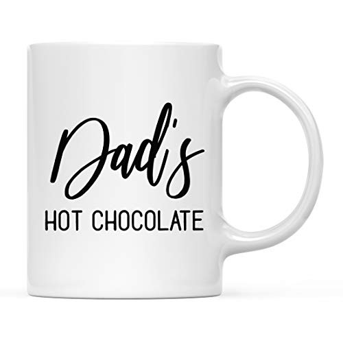 Andaz Press Funny Holiday Winter Christmas 11oz. Coffee Mug Gift Dad's Hot Chocolate 1-Pack Novelty Birthday Christmas Hot Chocolate Cup