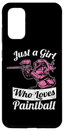 Galaxy S20 Just A Girl Who Loves Paintball Case