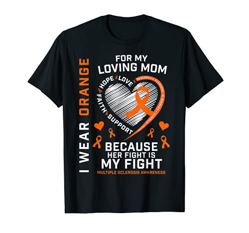 MS Gifts Apparel Mother Mom Multiple Sclerosis Awareness T-Shirt