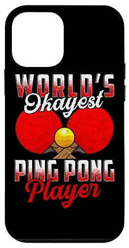 iPhone 12 mini World's Okayest Ping Pong Player Funny Table Tennis Case