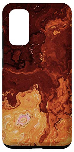 Galaxy S20 Yellow Orange Red Maroon Pink Pattern AEH296 Case