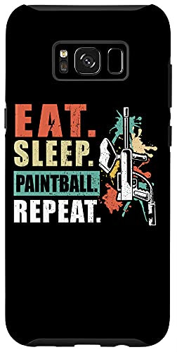 Galaxy S8 plus Paintballing Paintball Lover Eat Sleep Paintball Repeat Case