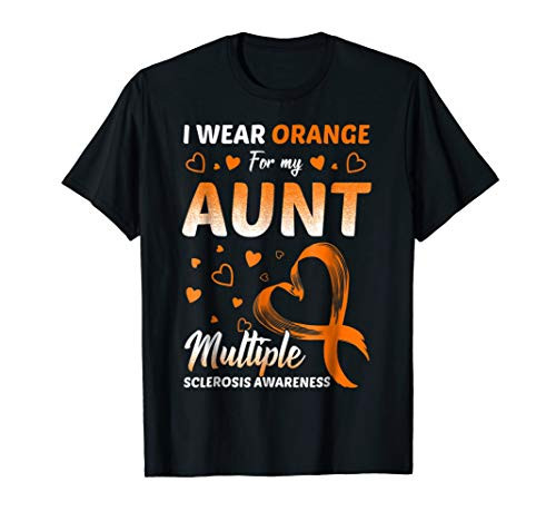 I Wear Orange For My Aunt Multiple Sclerosis T-Shirt