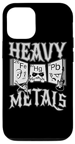 iPhone 12-12 Pro Heavy Metals Funny Periodic Table Chemistry Pun Case