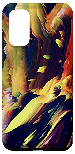 Galaxy S20 Yellow Orange Red Green Brown Blue Pattern AEH110 Case