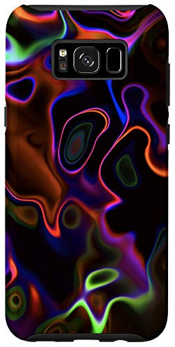 Galaxy S8 plus Orange Red Maroon Blue Green Pattern AEH282 Case