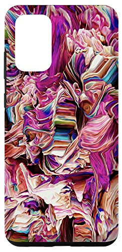 Galaxy S20 plus Pink Red Orange Blue Green Brown Pattern AEH055 Case