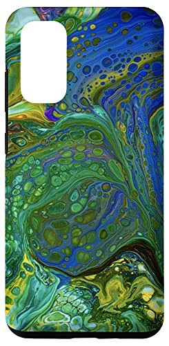 Galaxy S20 Green Blue Yellow Orange Purple Cyan Pattern AEH080 Case