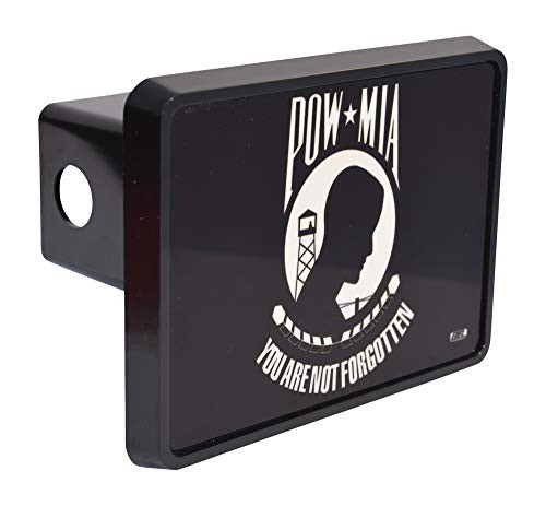 Rogue River Tactical POW MIA Flag Trailer Hitch Cover Plug US Patriotic Military Veteran Flag Rogue River Tactical POW MIA Flag Trailer Hitch Cover Plug US Patriotic Military Veteran Flag