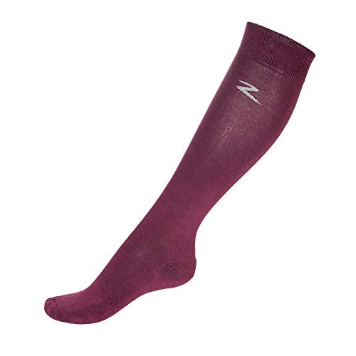 HORZE Phoebe Bamboo Winter Socks Port Royal -Dark Red- 10.5-14