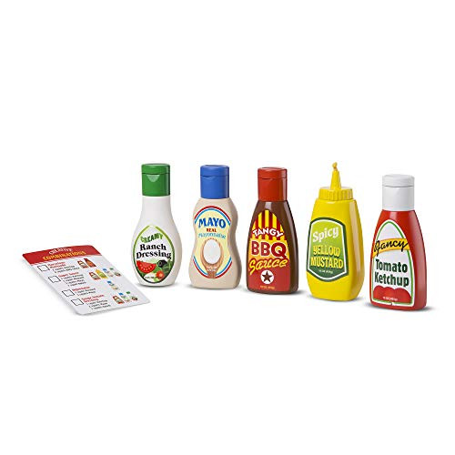 Melissa & Doug Favorite Condiments Play Food Set