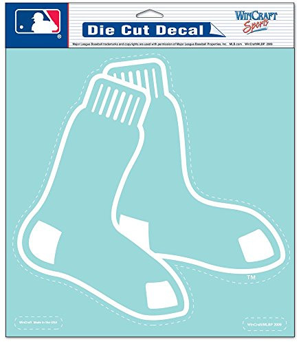 Caseys Boston Red Sox Die-Cut Decal - 8"x8" White