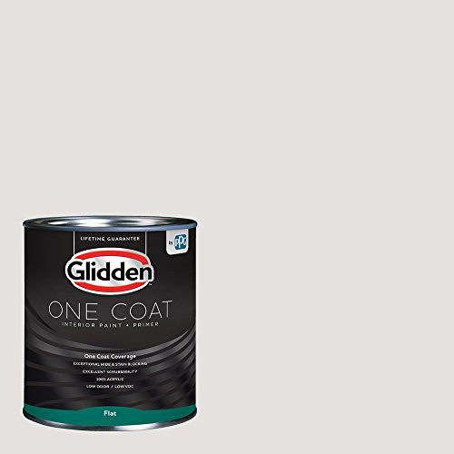 Glidden Interior Paint  plus Primer- Greige-Dusky Dawn One Coat Flat 1-Quart