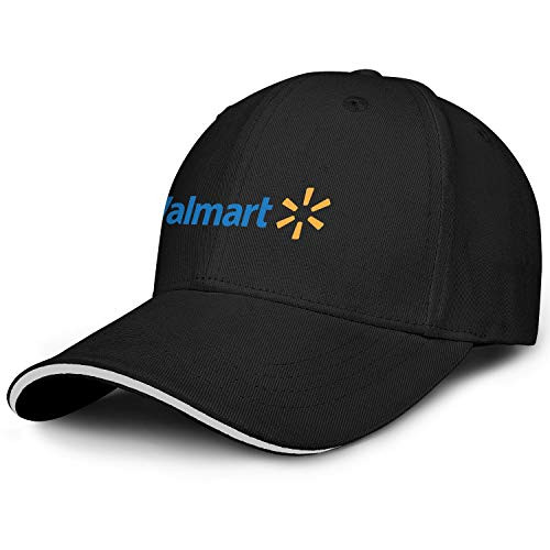 Unisex Mens Black Baseball Hat Classic Adjustable Working Cap Sports Walmart-Simple-Logo-Flat Caps