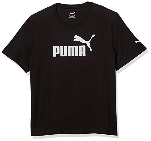 PUMA mens Essentials Logo Tee Shirt Puma Black XX-Large Tall US