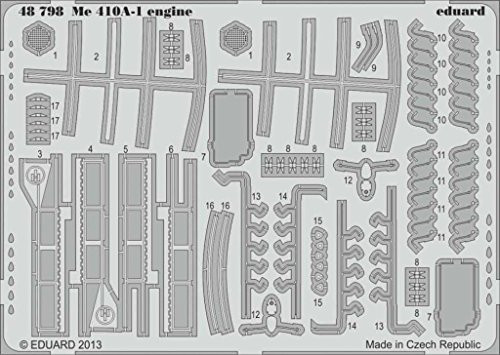 Eduard 1-48 Me-410 A-1 Engine for Meng - PE Detail Set #48798