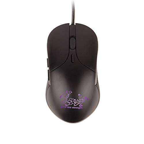 Wired Gaming Mouse Luminous Silent Ergonomic Design Gaming Mouse for Computer Laptop Accessory Black