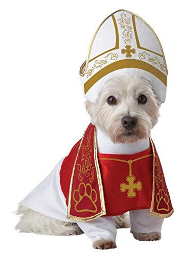 California Costume Collections Holy Hound Dog Costume Small -PET20127S- Red-White