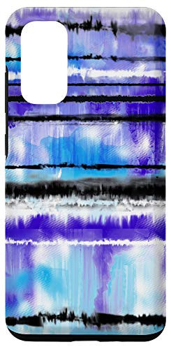 Galaxy S20 Paint Artistic Abstract Cool Seamless Pattern White Case