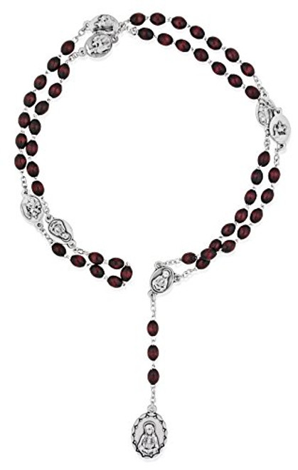 Rosary of The Seven Sorrows - Genuine Wood Beads - Made in Italy - Traditional Catholic Devotion - First Communion or Confirmation Gift Rosary of The Seven Sorrows - Genuine Wood Beads - Made in Italy - Traditional Catholic Devotion - First Communion or Confirmation Gift