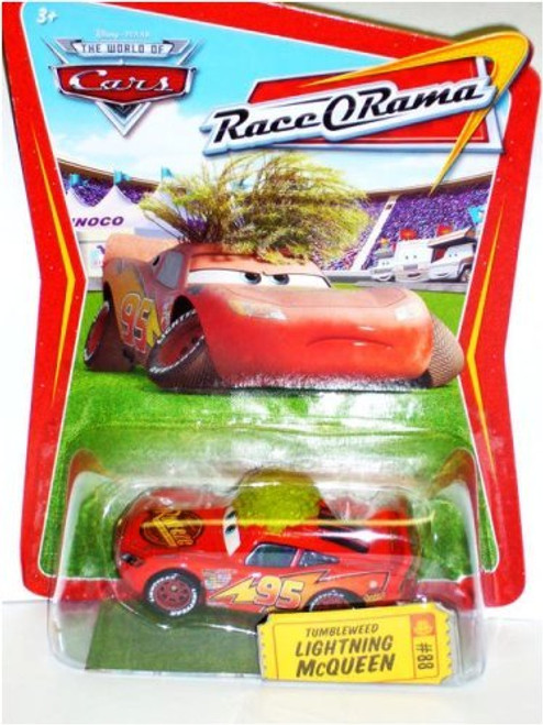 Disney / Pixar CARS Movie 1:55 Die Cast Car Series 4 Race-O-Rama Tumbleweed Lightning McQueen Disney / Pixar CARS Movie 1:55 Die Cast Car Series 4 Race-O-Rama Tumbleweed Lightning McQueen