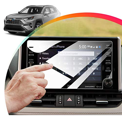 Toyota Rav4 Screen Protector -2019 2020 2021- 8 Inch Display Aillestuo 9H Premium Tempered Glass-Precise cutting-Scratch Resistant-Bubble Free