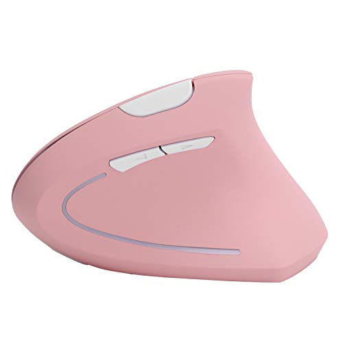 Vertical Mouse Portable Gaming Mouse for Office Home-H1 Vertical Pink Mouse-
