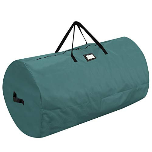 ProPik Christmas Tree Storage Bag - Fits Up to 7 Ft Tall Disassembled Trees Holiday Xmas Storage Container - 52 X 30 X 30 - Artificial Tree Storage Case Sleek Zipper - 600D Oxford Material -Green-