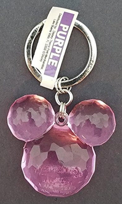 Disney Parks Keychain - Mickey Mouse Pink Acrylic Head