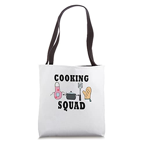 Cooking Squad Kitchen Baking Baker Hobby Chef Tote Bag