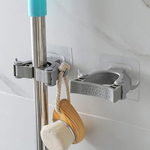 UMei Wall Mounted Mop Organizer Mop and Broom Holder Brush Broom Hanger Storage Tool Rack Kitchen Tool Broom Mop Holder -8Pack- UMei Wall Mounted Mop Organizer Mop and Broom Holder Brush Broom Hanger Storage Tool Rack Kitchen Tool Broom Mop Holder -8Pack-