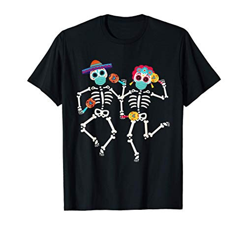 Dia De los Muertos Day of the Dead 2020 Skull Dancing T-Shirt