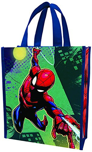 Vandor 26873 Marvel Spider-Man Reusable Shopping, Small Tote Bag with Handles