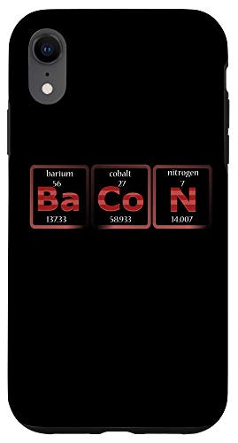 iPhone XR Bacon Lover Bacon Lover Gifts For Women Periodic Table Case