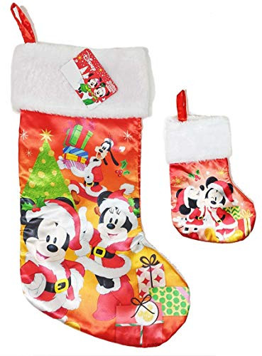 Ruz Captain Marvel Disney Princess Mickey Mouse Minnie Paw Patrol JoJo Siwa Frozen Elsa Anna Christmas Stocking Sets -Mickey Mouse Minnie and Friends-